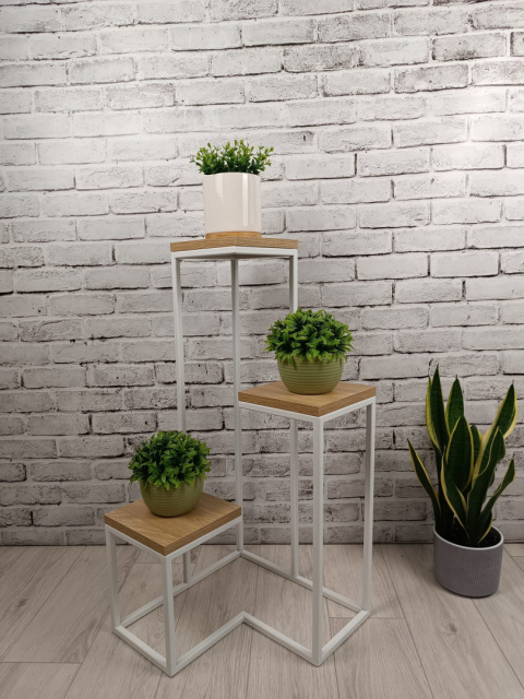Stojak Na Kwiaty "Loft LoftLine Kaskadowy Pro 3" Stojak Na Kwiaty "Loft LoftLine Kaskadowy Pro 3"