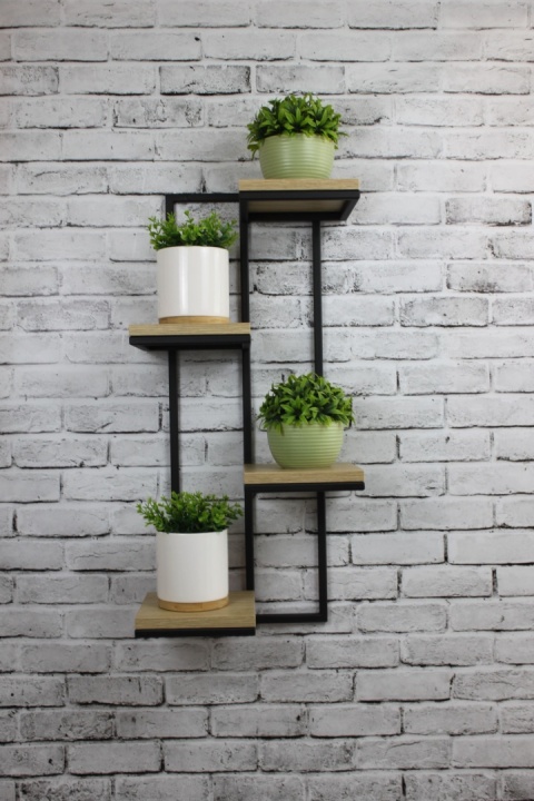 Kwietnik wiszący ścienny Kwietnik Poczwórny