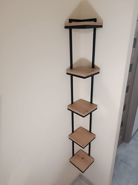 Kwietnik wiszący ścienny Loft Corner Cinque
