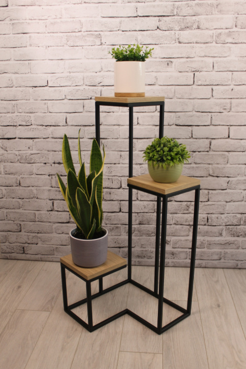 Stojak Na Kwiaty "Loft LoftLine Kaskadowy Pro 3" Stojak Na Kwiaty "Loft LoftLine Kaskadowy Pro 3"