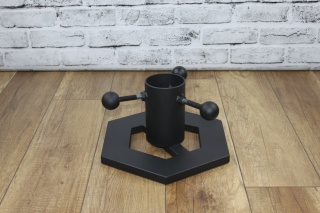 Metalowy Stojak Na Choinkę "BlackMetal Hexa"