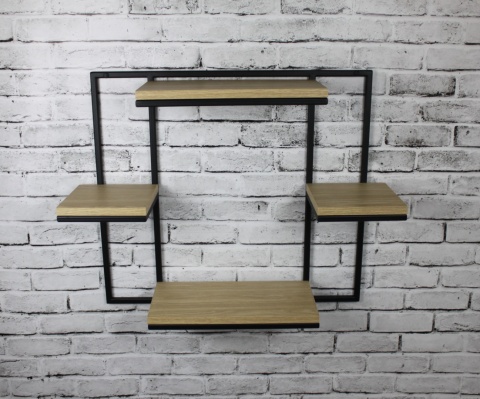 Półka loftowa na kwiaty i dekoracje