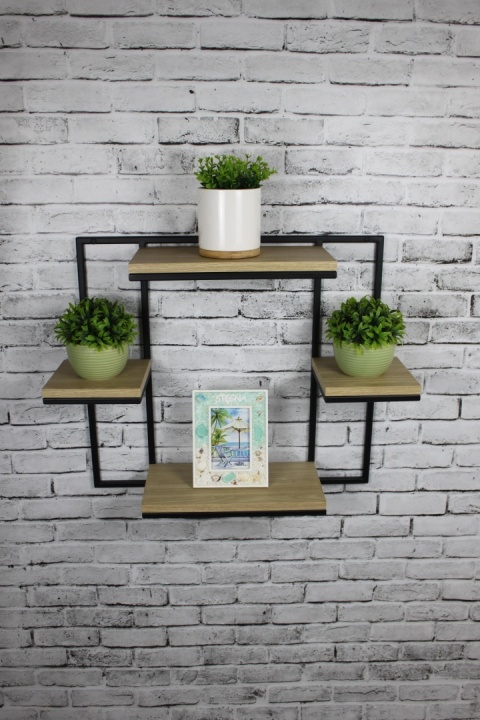 Półka loftowa na kwiaty i dekoracje