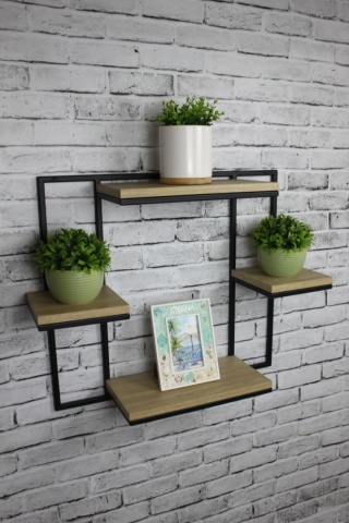 Półka loftowa na kwiaty i dekoracje