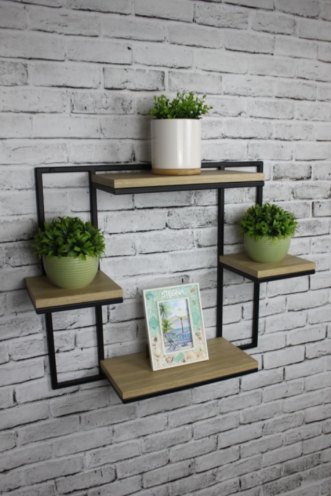 Półka loftowa na kwiaty i dekoracje