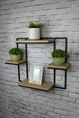Półka loftowa na kwiaty i dekoracje