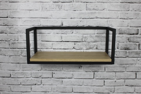 Półka Loftowa Ścienna „BlackFrame”