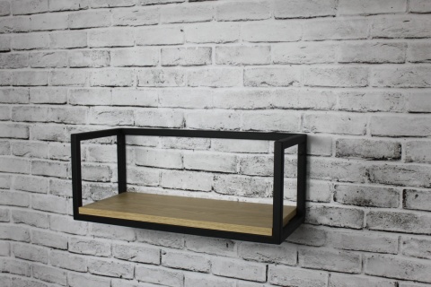 Półka Loftowa Ścienna „BlackFrame”
