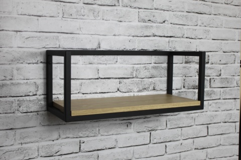 Półka Loftowa Ścienna „BlackFrame”