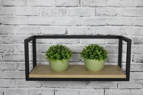 Półka Loftowa Ścienna „BlackFrame”
