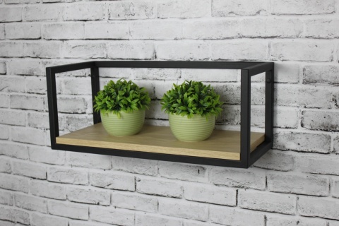 Półka Loftowa Ścienna „BlackFrame”