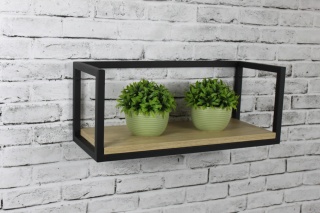 Półka Loftowa Ścienna „BlackFrame”