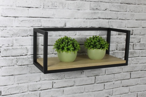 Półka Loftowa Ścienna „BlackFrame”