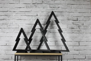 Zestaw Choinek Loftowych Black Tree